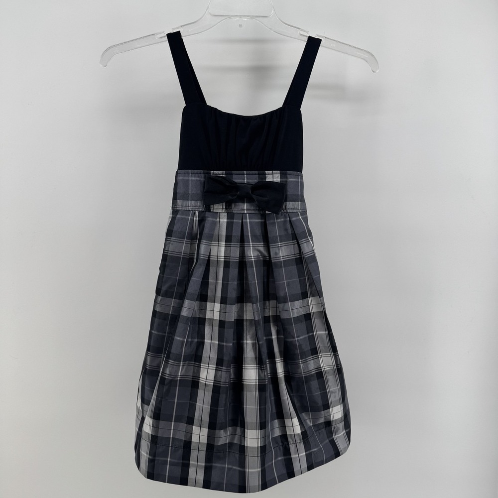 Roxette Girls Party Dress Size 10 Black Silver Formal Holiday Special Occasions
